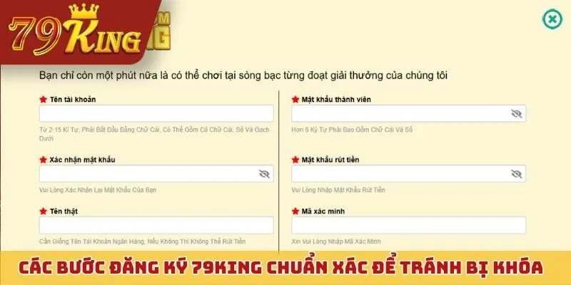 Các bước đăng ký 79KING chuẩn xác để tránh bị khóa trùng IP