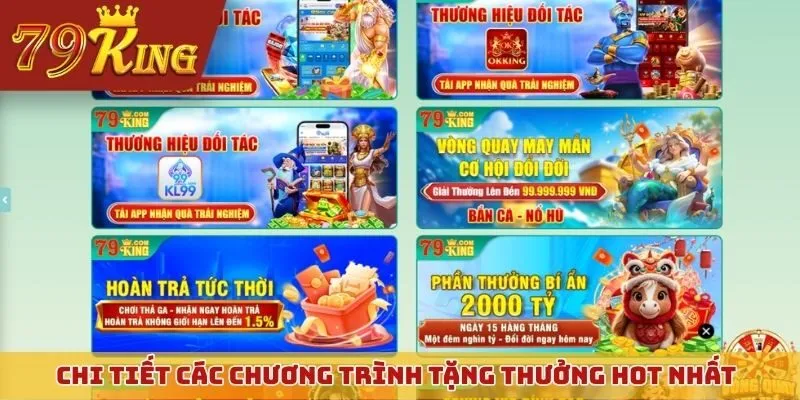 Chi tiết nội dung các chương trình tặng thưởng hot nhất