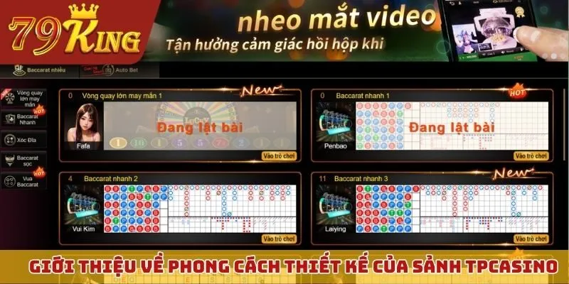 Giới thiệu về phong cách thiết kế độc đáo của sảnh TPCASINO